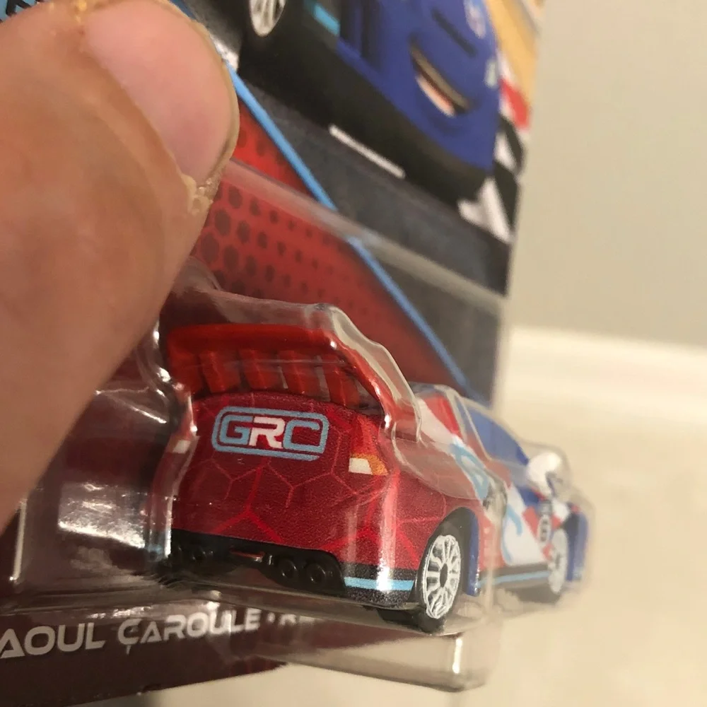 Pixar Cars Raoul Caroule Toy Car - Blue and Red